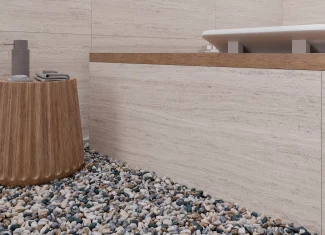 Carrelage extérieur effet pierre 100×100 – Olimpo Grigio