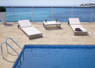 Carrelage extérieur effet pierre 29,5×60 – Stone Abu Arena