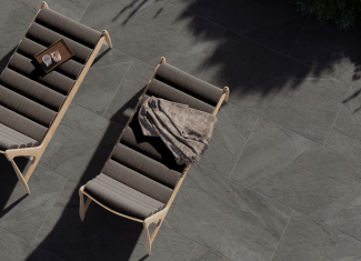 Carrelage intérieur et extérieur effet pierre Argent 60×120 – Halley