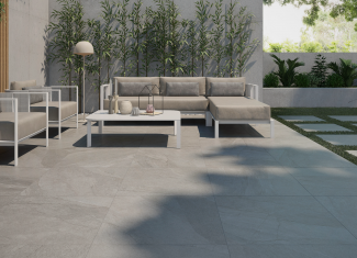 Carrelage intérieur et extérieur effet pierre Mud 60×120 – Halley