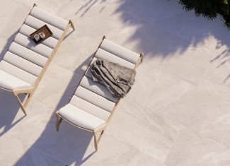 Carrelage intérieur et extérieur effet pierre Taupe 60×120 – Halley