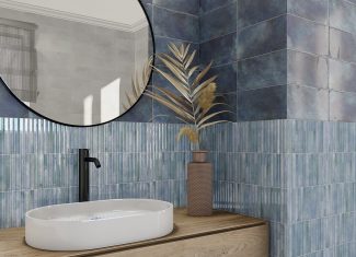 Carrelage intérieur bleu 15×30 – Wynn