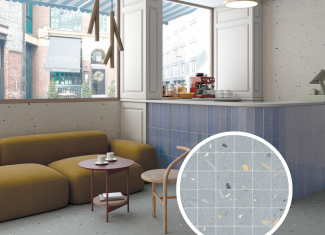 Carrelage intérieur effet Terrazzo 30×30 – Croccante Mosaic Arandano