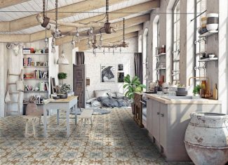 Carrelage effet carreau de ciment 20×20 – Loft Floor Aurora