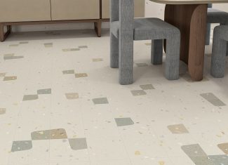 Carrelage intérieur effet Terrazzo 20×20 – Croccante Barchetto Multicolor