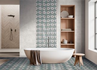 Carrelage effet carreau de ciment 15×15 – Veranda Liena