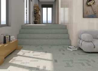 Carrelage intérieur effet Terrazzo 20×20 – Croccante Eclair Arandano
