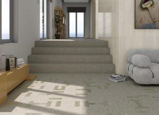 Carrelage intérieur effet Terrazzo 20×20 – Croccante Eclair Sesamo