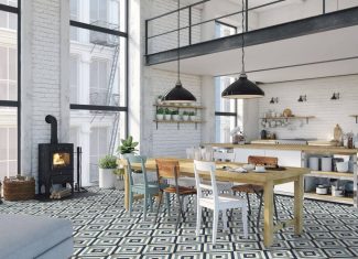 Carrelage effet carreau de ciment 20×20 – Loft Floor Elyria