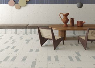 Carrelage intérieur effet Terrazzo 20×20 – Croccante Granola Arandano