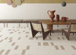 Carrelage intérieur effet Terrazzo 20×20 – Croccante Granola Nuez