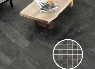 Carrelage effet pierre Argent Malla 30×30 – Lab Halley