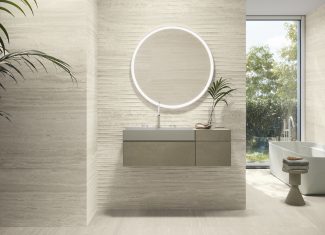 Carrelage intérieur effet pierre mat 30×90 – Drip Venice Beige