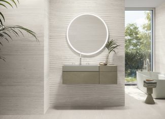 Carrelage intérieur effet pierre mat 60×60 – Venice Bianco