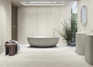 Carrelage intérieur effet pierre mat 60×120 – Venice Grigio