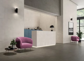 Carrelage intérieur mat effet béton Perla 60×60 – Serene