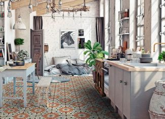 Carrelage effet carreau de ciment 20×20 – Loft Floor Sylvania