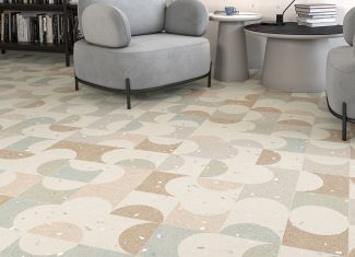 Carrelage intérieur effet Terrazzo 20×20 – Croccante Zeppole Multicolor