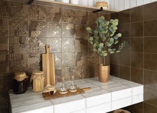 Carrelage metal 20×20 Décor Bronze – Metal Tiles