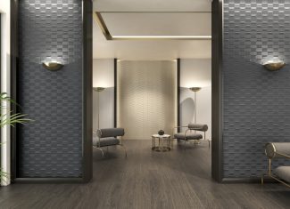 Carrelage mural en relief 31,5×100 – Premium Gold – White&Co