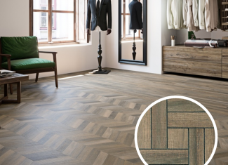 Carrelage intérieur effet parquet 30×30 – Parque Nogal – Sajonia