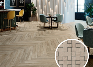 Carrelage intérieur effet parquet 30×30 – Tricot Arce – Sajonia