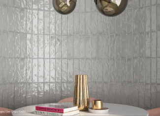 Carrelage intérieur brillant 7,5×30 – Dec. Rain Grigio