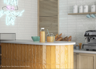 Carrelage intérieur brillant 7,5×30 – Dec. Rain Kaki