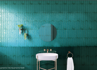 Carrelage intérieur brillant 7,5×30 – Rain Aquamarine