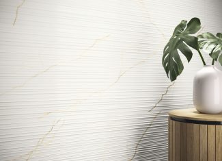 Carrelage intérieur effet marbre blanc 40×120 – Strokes Quantum Satin