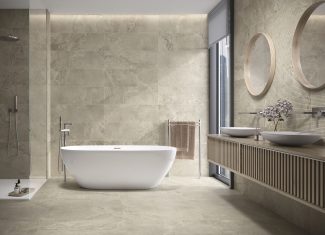 Faïence effet pierre 30×90 – Dome Nut