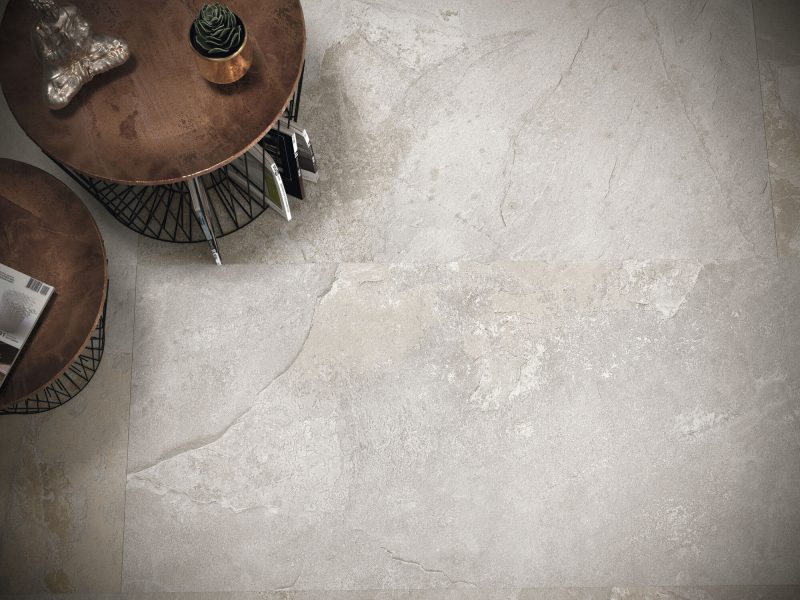 BSM Carrelage - Carrelage effet pierre antidérapant White 60x120 ...