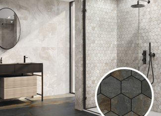 Carrelage effet pierre Black 60×120 – Hexa Slate