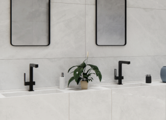 Carrelage sol effet pierre mate Pearl 60×120 – Isea