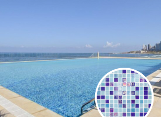 Mosaïque mur et sol brillant 33,4×33,4 Pacifique – Passeport