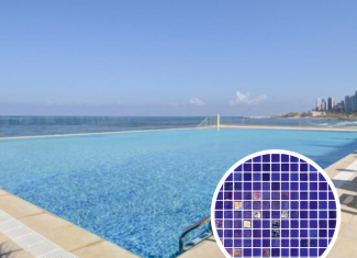 Mosaïque mur et sol brillant 33,4×33,4 Indico – Passeport