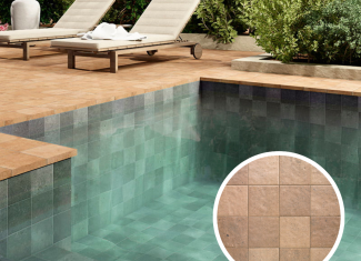 Carrelage effet pierre mat 15×15 Taipei Sand