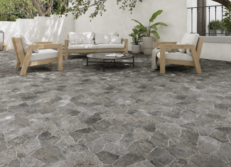 Carrelage mur et sol effet pierre relief Charcoal 40×62 – Arkansas