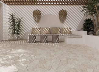 Carrelage mur et sol effet pierre relief Ivory 40×62 – Andes