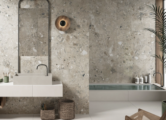 Carrelage intérieur extérieur effet pierre mat Beige 30×60 – Ura