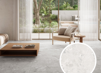 Carrelage intérieur extérieur effet pierre mat White 30×60 – Ura