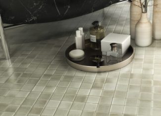 Mosaïque mur et sol nacré Niebla Bacan 5×5 – Lagoon