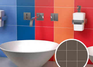 Carrelage mural intérieur mat Anthracite 20×20 – Chroma