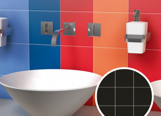 Carrelage mural intérieur mat Negro 20×20 – Chroma