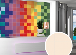 Carrelage mural intérieur brillo Beige 20×20 – Chroma