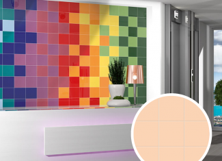 Carrelage mural intérieur brillo Beige 2 20×20 – Chroma