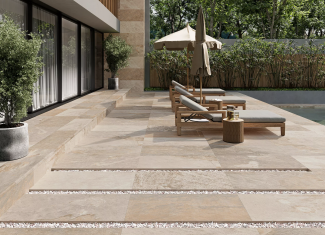 Carrelage sol et mur effet pierre mat Sand 50×100 – Bali