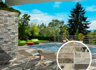 Carrelage Block sol et mur effet pierre mat Bali 30×30 – Bali