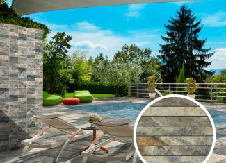 Carrelage Curve sol et mur effet pierre mat Bali 30×30 – Bali