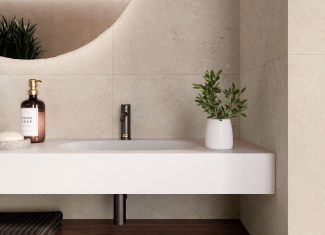 Carrelage mat sol et mur effet pierre Crema 29,5×60 – Etna